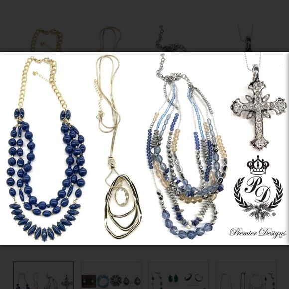 50 Piece Resale lot Premier Designs Necklaces and Earrings-Wholesale